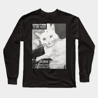 Mr Larry Lily and George Orwell Long Sleeve T-Shirt